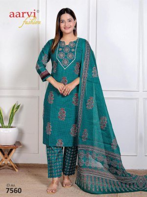 Aarvi Ajrakh Vol 4 Kurti Pant With Dupatta Collection Buy Wholesale  readymade suit catalogs