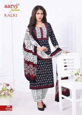 Aarvi fashion by kalki vol 1 fancy printed katha hand work readymade suit at wholesale price readymade suit catalogs