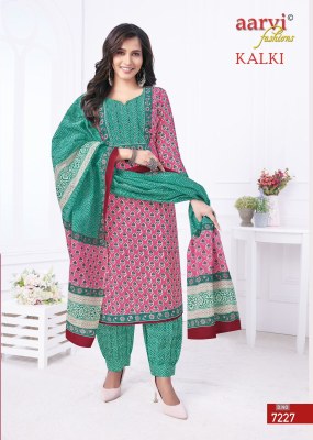 Aarvi fashion by kalki vol 1 fancy printed katha hand work readymade suit at wholesale price readymade suit catalogs