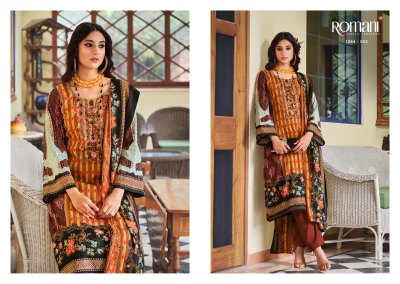 Aarzu by Romani soft cotton digital printed embroidered Pakistani suit catalogue at amaviexpo   pakistani suit catalogs