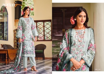 Aarzu by Romani soft cotton digital printed embroidered Pakistani suit catalogue at amaviexpo   pakistani suit catalogs