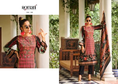 Aarzu by Romani soft cotton digital printed embroidered Pakistani suit catalogue at amaviexpo   pakistani suit catalogs