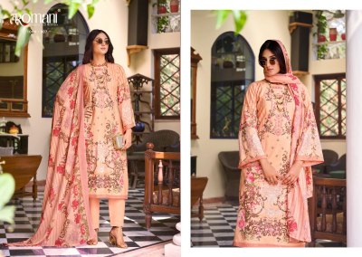 Aarzu by Romani soft cotton digital printed embroidered Pakistani suit catalogue at amaviexpo   pakistani suit catalogs