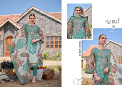 Aarzu vol 3 by Romani premium soft cotton unstitched dress material catalogue at affordable rate salwar kameez catalogs