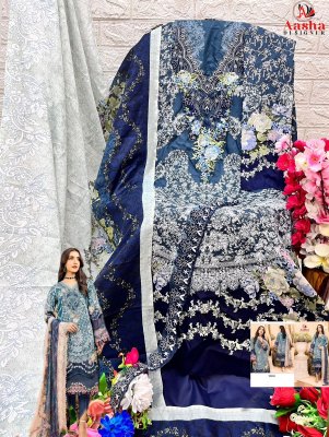 Aasha designer by Needle wonder vol 6 pure cotton printed dress material catalogue salwar kameez catalogs