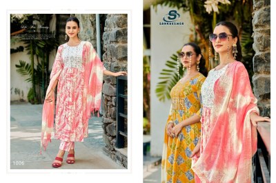 Aashiqui gold vol 1 by Sankheshwar Capsule printed neck work top pant and dupatta catalogue at affordable rate readymade suit catalogs
