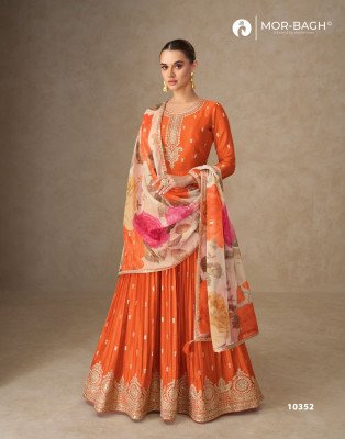 Aashirwad Creation Anmol Premium Chinnon Silk Plazzo Suit with Tabby Silk Dupatta Wholesale kurtis catalogs