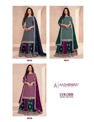 Aashirwad Creation Colours Dark Edition Readymade Salwar Suits Catalogue wholesaler  kurtis catalogs