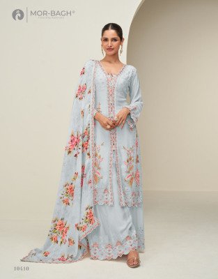 Aashirwad Creation Hidaya Free Size Stitched Set in Premium Chinon Silk Kurti Pant With Dupataa Wholesale kurti pant with dupatta Catalogs