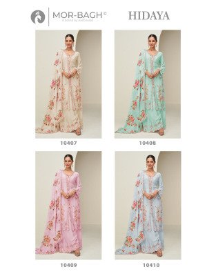 Aashirwad Creation Hidaya Free Size Stitched Set in Premium Chinon Silk Kurti Pant With Dupataa Wholesale kurti pant with dupatta Catalogs
