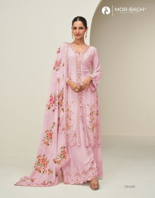 Aashirwad Creation Hidaya Free Size Stitched Set in Premium Chinon Silk Kurti Pant With Dupataa Wholesale kurti pant with dupatta Catalogs