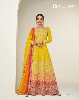 Aashirwad Creation MAHI Collection  New Launch in Premium Georgette And Wholesale gown catalogs