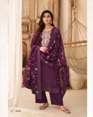 Aashirwad creation by Aafreen doll silk unstitched  suit catalogue at low rate salwar kameez catalogs