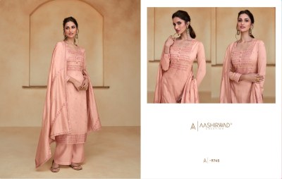 Aashirwad creation by Ziana premium silk readymade suit pant and dupatta catalogue at wholesale price readymade suit catalogs