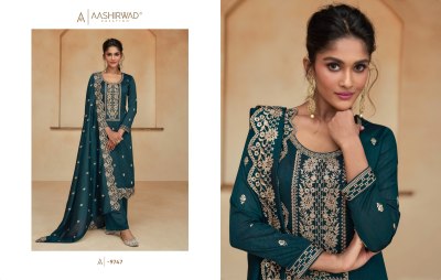 Aashirwad creation by Ziana premium silk readymade suit pant and dupatta catalogue at wholesale price readymade suit catalogs