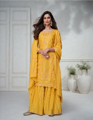 Aashirwad creation present Agha Noor new free size stitched fancy sharara suit catlogue at amaviexpo readymade suit catalogs