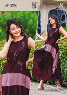 Aastha vol 2 0 presented 18 Attitude premium designer trendy indo western catalogue Indo Western