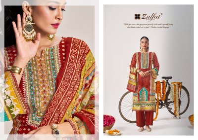 Aayat vol 14 by Zulfat Heavy viscorse reyon unstitched designer unstitched suit collection  dress material catalogs