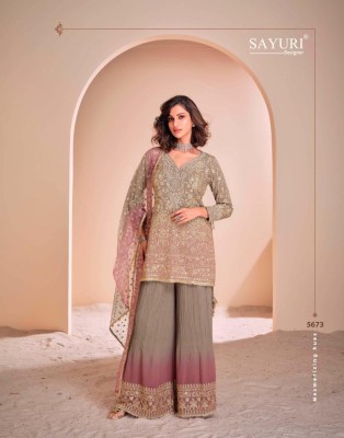 Aayna nx by Sayuri Designer Real Georgette embroidered fancy Palazzo suit collection at amavi expo readymade suit catalogs