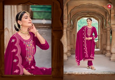 Adakari by Triple A Heavy Work Velvet Unstitched Dress Material Catalogue at Affordable Rate salwar kameez catalogs