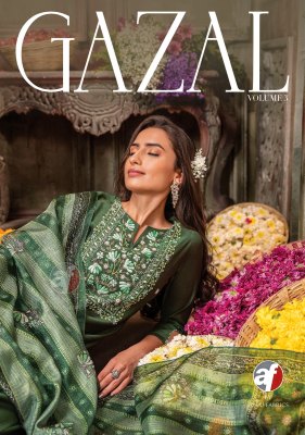 Af by Gazal vol 3 most awaited hit series of fancy kurti pant and dupatta set catalog at wholesale price AF Kurtis