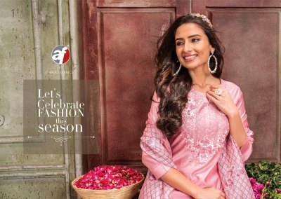 Af by Gazal vol 3 most awaited hit series of fancy kurti pant and dupatta set catalog at wholesale price readymade suit catalogs