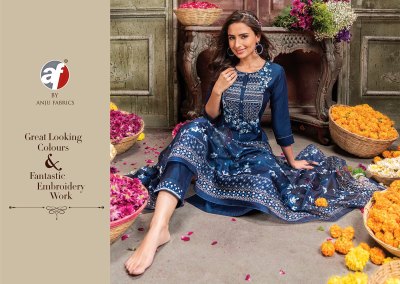 Af by Gazal vol 3 most awaited hit series of fancy kurti pant and dupatta set catalog at wholesale price readymade suit catalogs