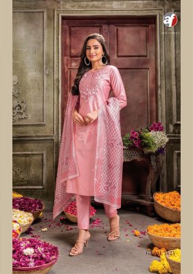 Af by Gazal vol 3 most awaited hit series of fancy kurti pant and dupatta set catalog at wholesale price readymade suit catalogs