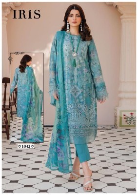 Afasana luxury cotton vol 5 by IRIS pure cotton printed unstitched suit catalogue at low rate pakistani suit catalogs