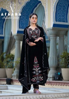 Afsana Kasida Velvet readymade Pakistani suits catalogue wholesaler  kurtis catalogs