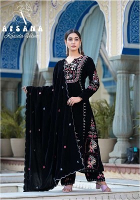 Afsana Kasida Velvet readymade Pakistani suits catalogue wholesaler  kurtis catalogs