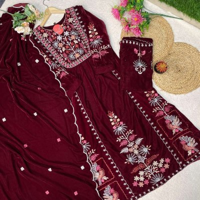 Afsana Kasida Velvet readymade Pakistani suits catalogue wholesaler  kurtis catalogs