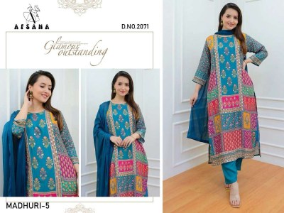 Afsana Madhuri Vol 5 beautifully  digital prints Readymade Pakistani Suit Wholesale Price  readymade suit catalogs