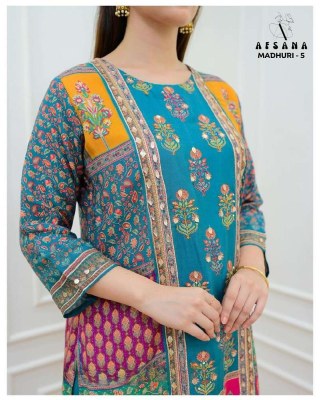 Afsana Madhuri Vol 5 beautifully  digital prints Readymade Pakistani Suit Wholesale Price  readymade suit catalogs