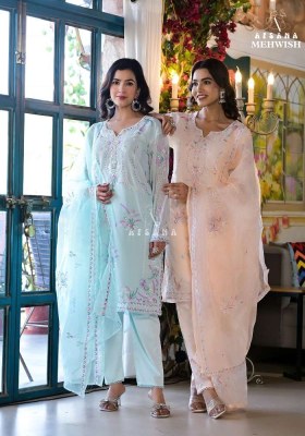 Afsana Mehwish Pure Georgette Fabric Readymade Pakistani Dress Wholesale Rate  Afsana Suits Catalogue 