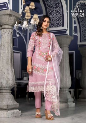 Afsana Nurham Nx  Design No 2086 Readymade Organja Pakistani Suits Wholesale  readymade suit catalogs