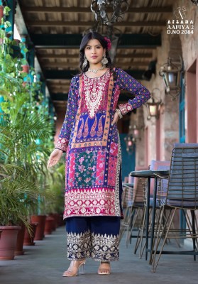 Afsana by Aafiya 2 georgette designer readymade suit catalogue  readymade suit catalogs