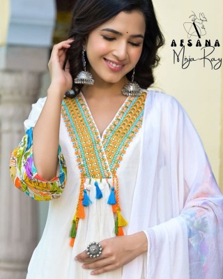 Afsana by Mirja roy reyon digital printed readymade suit catalogue at low rate Afsana Suits Catalogue 