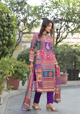 Afsana by Tara 3 designer Pakistani suit catalogue at low rate readymade suit catalogs