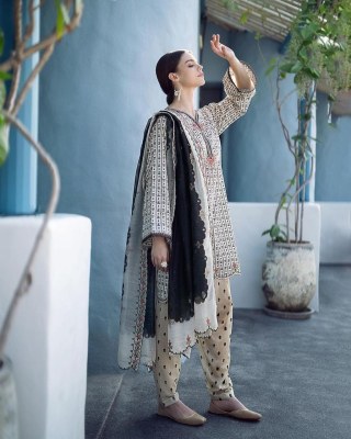 Afsana lawn 01 karachi lawn printed embroidered readymade suit catalogue  Karachi suits catalogs