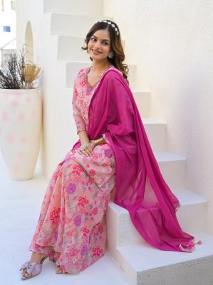 Ahana present Designer Short Top with Flair Palazzo and dupatta catalogue at affordable rate Fancy Palazzo suit catalogue