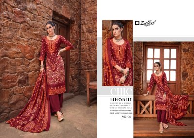 Aisha by Zulfat pure wool pashmina digital printed fancy Pakistani suit collection at affordable rate pakistani suit catalogs