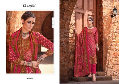 Aisha by Zulfat pure wool pashmina digital printed fancy Pakistani suit collection at affordable rate pakistani suit catalogs