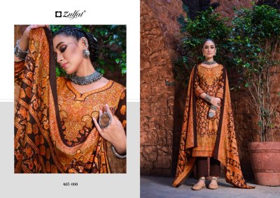 Aisha by Zulfat pure wool pashmina digital printed fancy Pakistani suit collection at affordable rate pakistani suit catalogs