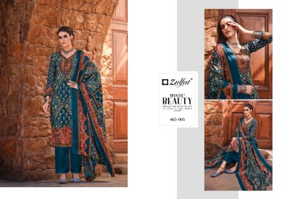 Aisha by Zulfat pure wool pashmina digital printed fancy Pakistani suit collection at affordable rate pakistani suit catalogs