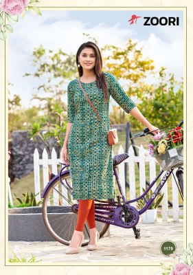 Akshara vol 30 by Zoori Heavy Reyon Embroidered Fancy Kurti Catalogue at affordable rate kurtis catalogs