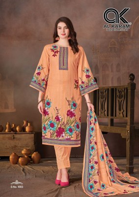 Al Karam by Mahe Ruh pure soft cotton digital printed unstitched dress material catalogue Al Karam Lawn Collection 