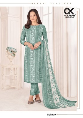 Al Karam by Tamanna pure soft cotton printed unstitched salwar kameez catalogue at wholesale price salwar kameez catalogs