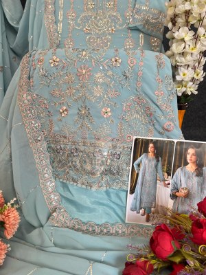 Alaya vol 1 by Sajida Georgette embroidered Pakistani Suit collection with amavi expo pakistani suit catalogs