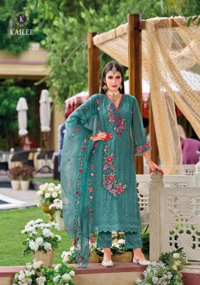 Alfaz by Kailee fashion Designer Chikankari Handwork Kurti pant and dupatta collection at low rate readymade suit catalogs